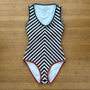 Seea Chevron Stripes swimsuit swim size S